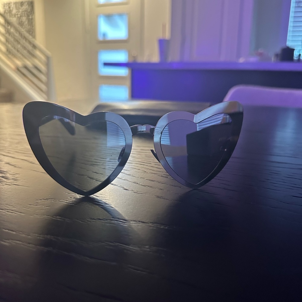 Ysl heart sunglasses
